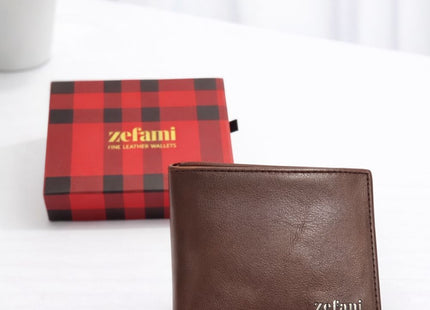 Zefani Classic Bifold Genuine Leather Wallet