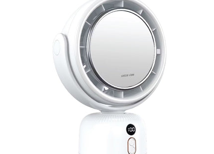 Green Lion Makeup Mirror Fan