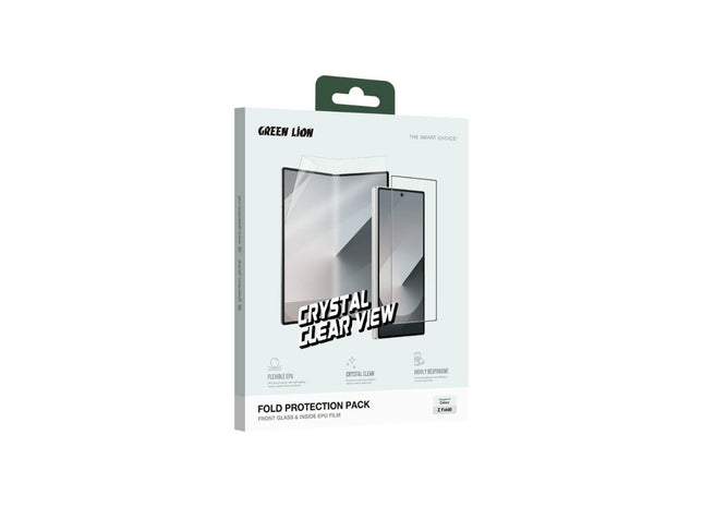 Green Lion Fold Protection Pack For Z Fold 6 - Clear