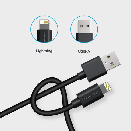 Powerology Basic Lightning Cable (1.2M) - Xpressouq