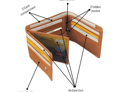 KRAZY KRAFT GT-005 Premium Leather Wallet