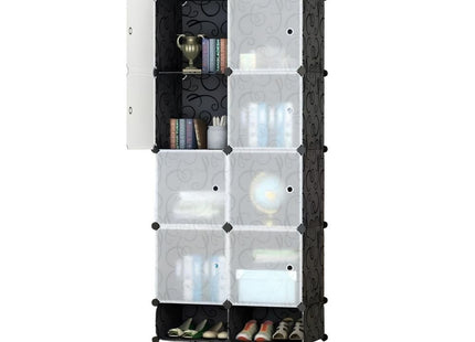 Portable DIY Plastic Wardrobe Cabinet