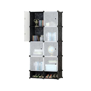 Portable DIY Plastic Wardrobe Cabinet