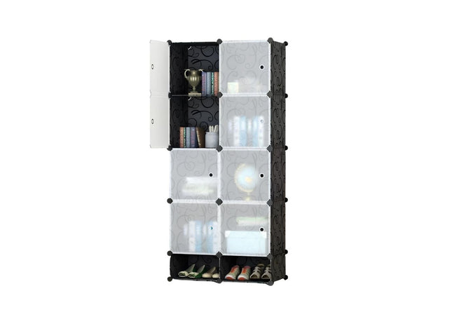 Portable DIY Plastic Wardrobe Cabinet