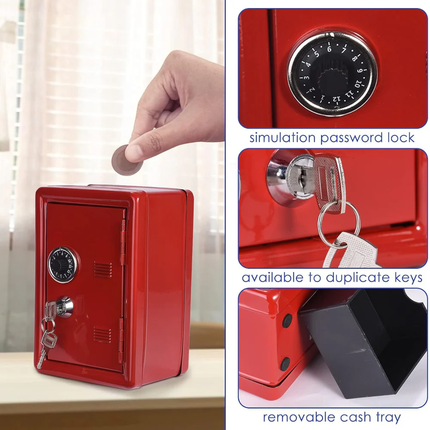 Metal Strap Lock - Mini Cash Box