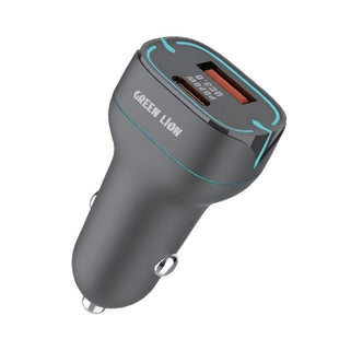 Green Lion 38W Dual Port Car Charger With USB-C To USB-C Cable 1M