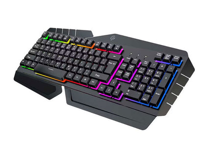Porodo Metal Frame Gaming Keyboard - Black