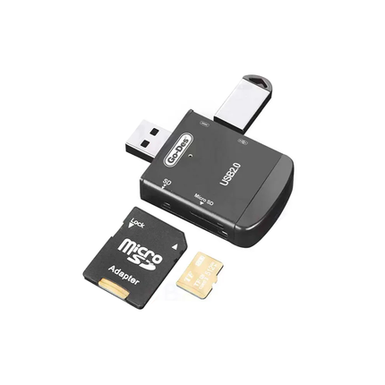 Go-Des  4 in 1 USB Memory Card Reader