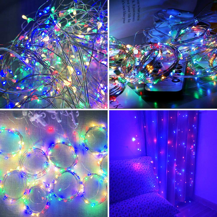 8 Light Modes String Lights