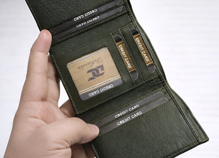 DeCardin Premium Genuine Leather Bi-Fold Wallet for Men