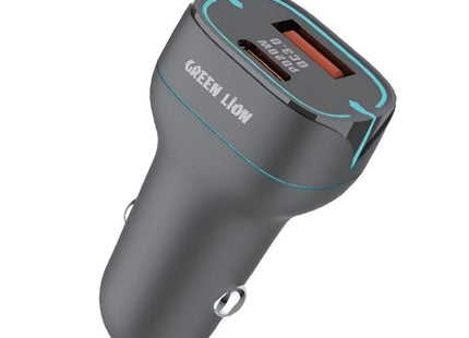 Green Lion 38W Dual Port Car Charger With USB-C To Lightning Cable 1M