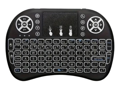 Backlit Mini Wireless Handheld Remote Keyboard Mouse Touchpad