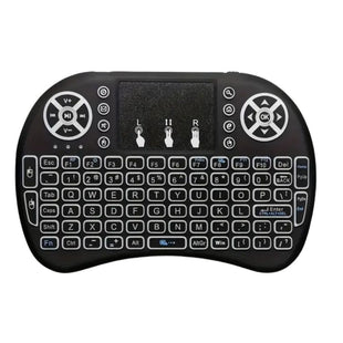 Backlit Mini Wireless Handheld Remote Keyboard Mouse Touchpad