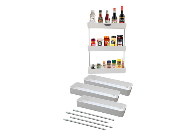 3-Layer Multi-Functional Storage Rack