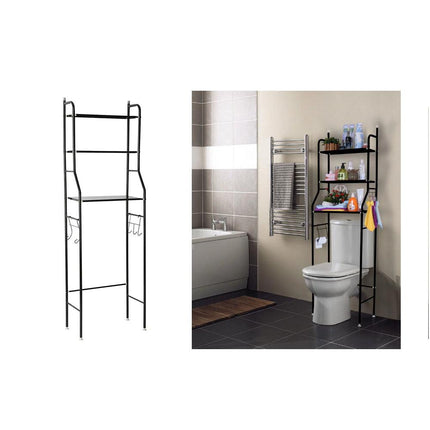 3 Tier Bathroom Rack – Black - Xpressouq