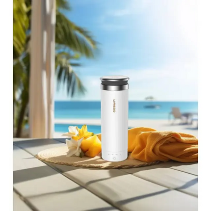 LePresso Portable Outdoor Electric Kettle - White