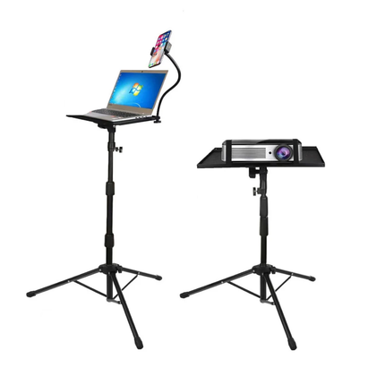 Adjustable laptop stand tripod