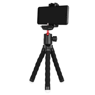 Porodo Table Tripod with Phone Holder - Black
