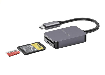 Porodo 2in1 USB-C Card Reader