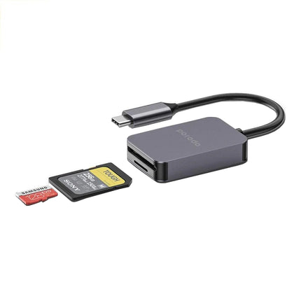 Porodo 2in1 USB-C Card Reader