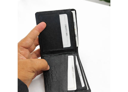 Zefani Genuine Leather Wallet – Crocodile Texture