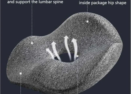 MOVIX Orthopedic Memory Foam Non-slip Posture Chair Seat Cushion