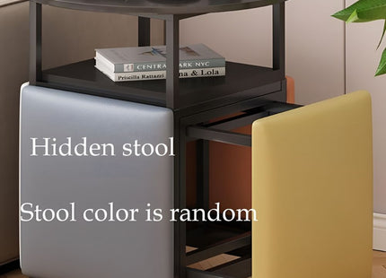 5 in 1 Seating sofa Cube Table with Casters Stackable Table Chair Sets