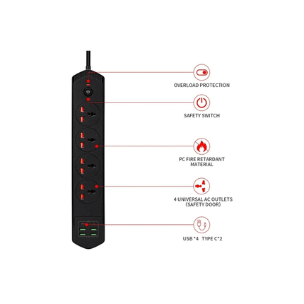 10 Outlet Power Strip