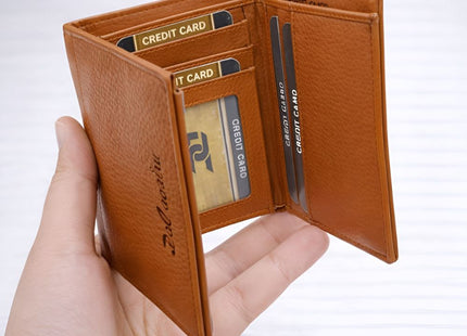 DeCardin Premium Genuine Leather Bi-Fold Wallet for Men