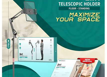 ADMOS AM-324 2-in-1 Telescopic Holder