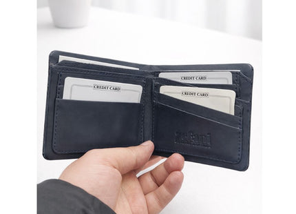 Zefani Premium Croc Texture Genuine Leather Bi-Fold Wallet for Men