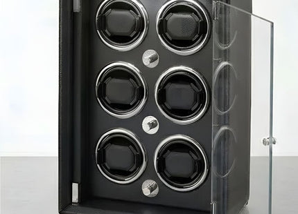 Premium 6-Slot Automatic Watch Winder Box