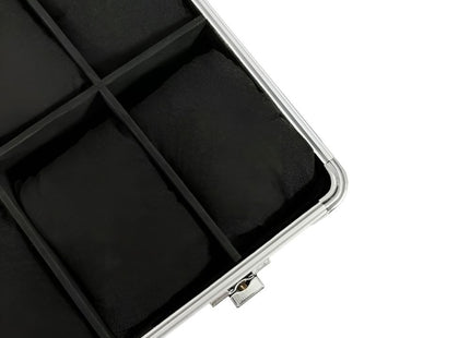 Aluminum Watch Storage Organizer Case – 12 Slots Luxury Watch Box