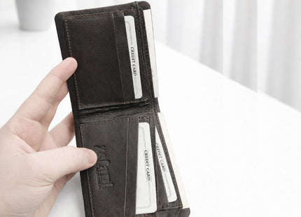 Zefani Genuine Leather Wallet – Crocodile Texture