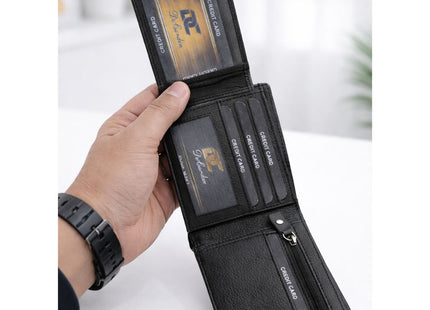 Classic Bi-Fold Wallet with Zipper Coin Pocket