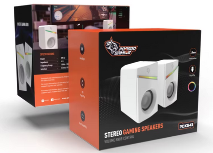 Porodo Gaming Speakers Wired 1.1m RGB