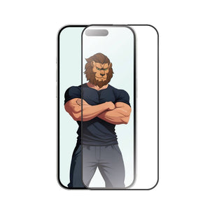 Green Lion 3D Silicone Plus High Definition Edge Glass for iPhone 16 Pro - Clear