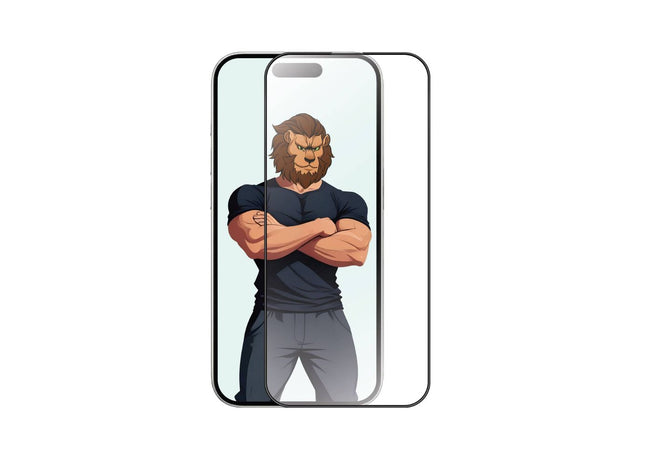 Green Lion 3D Silicone Plus High Definition Edge Glass for iPhone 16 Pro - Clear