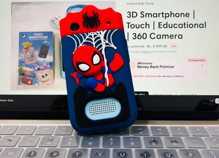 Child Smartphone fun and learning for kids x19 - spiderman