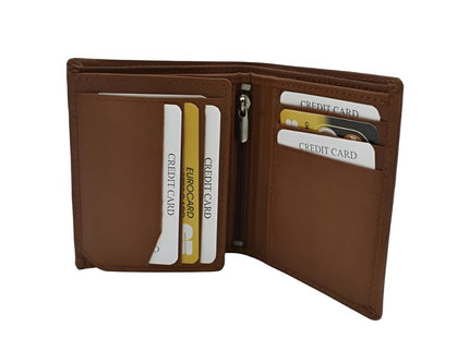 KRAZY KRAFT GT-009 Premium Vertical Leather Wallet