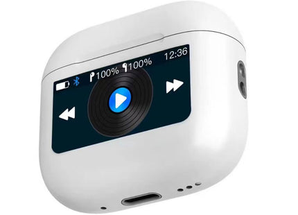 Porodo Soundtec Glimpse Touch Display TWS - White