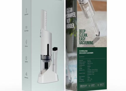 Green Lion Cordless Vacuum Cleaner - White