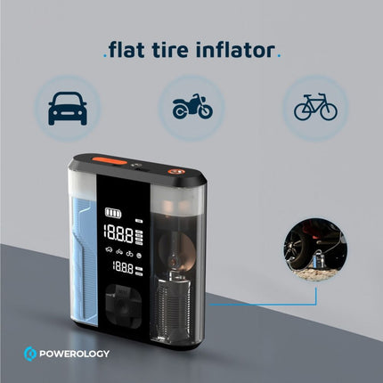 Portable Tire Inflator & Power Bank 