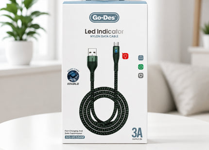 Go-Des USB to Micro USB Cable 1M – 3A
