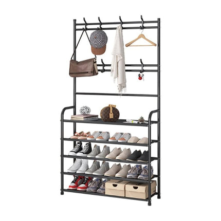 5-Tier Shoes Rack Coat Hanger