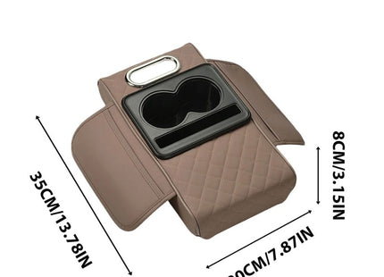 Multipurpose Car Seat Organizer – Cup, Tissue & Storage