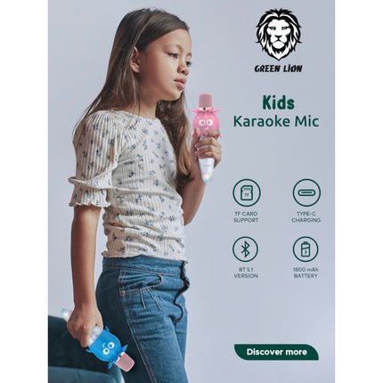 Green Lion Kids Karaoke Microphone