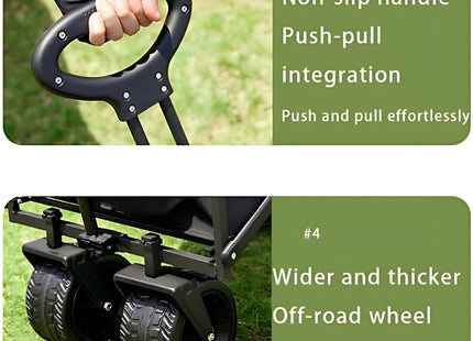 Folding Wagon Portable Outdoor Camping Cart