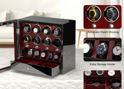 Automatic 8 Watch Winders with 6 Watches