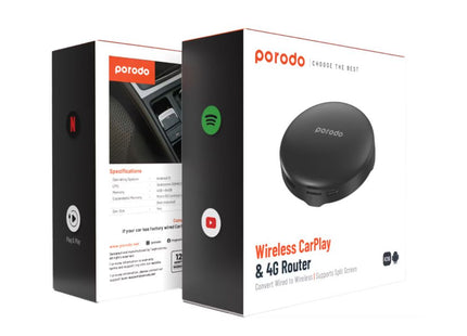 Porodo Wireless Carplay & 4G Router